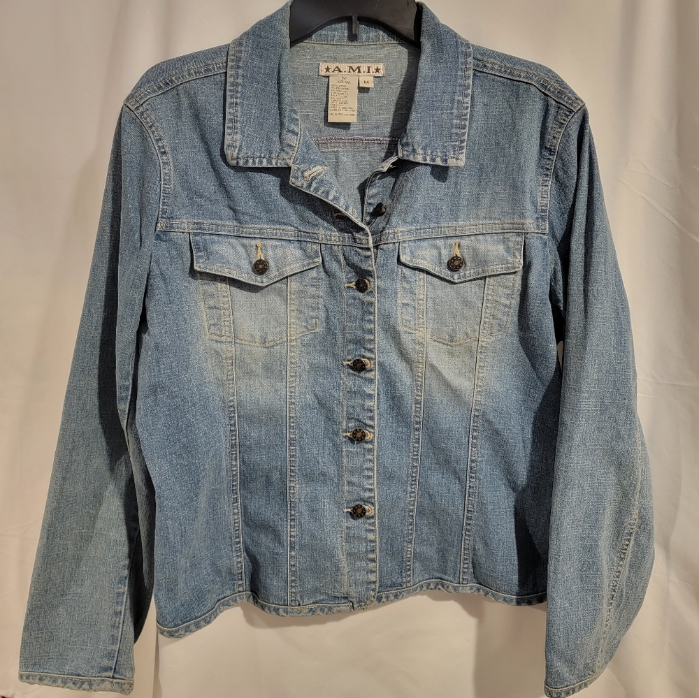 Womens A.M.I Jean Jacket, Size M
